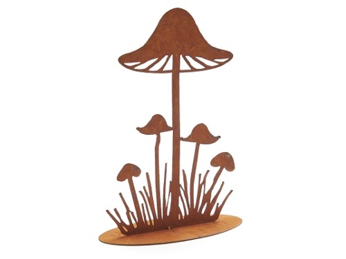 Tafeldecoratie Paddenstoel Roest 23 cm
