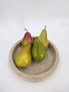 Decoratie Peren 11 cm 4 st.