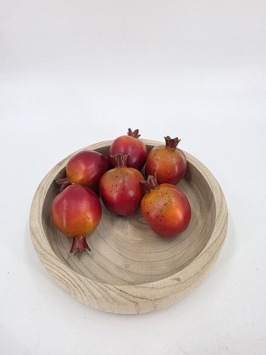 Decoratie Granaatappels 8 cm 6 st.