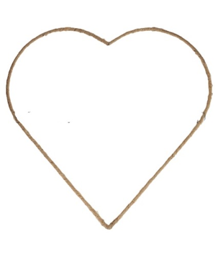 Coeur frame 25 cm naturel