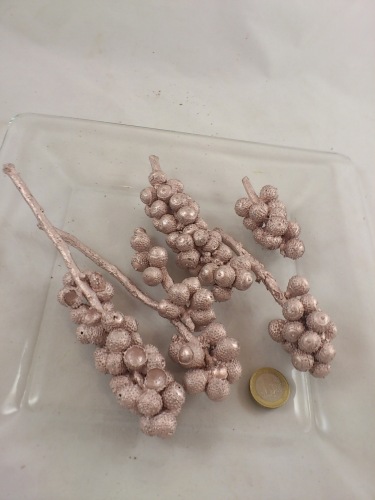 Acorn on branch rose gold 100 gr.