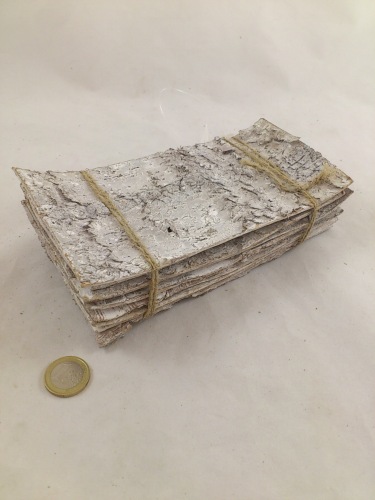 Birch bark white-wash 19x9 cm 10 p.