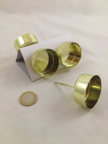 Tealight holder gold 4 p.