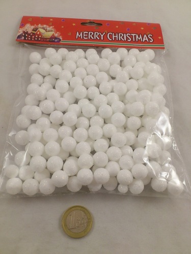 Boules de neige D 1,2 cm 20 gr.