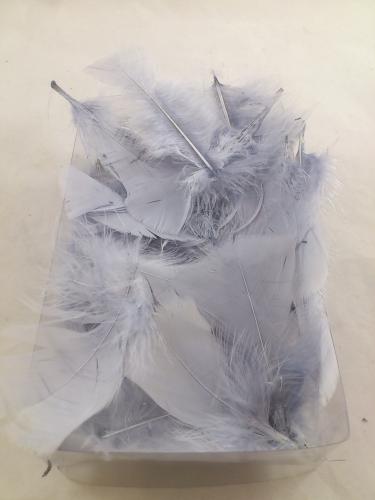Feathers box 20x12x5 cm light grey