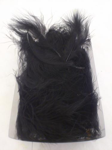 Feathers marabou box 20x12x5 cm black