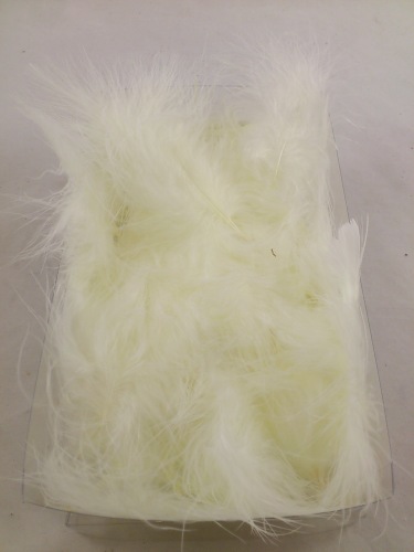 Plume de marabou box 20x12x5 cm parlemoer