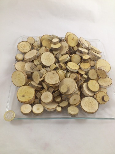 Birch (disks) mix 2.5 a 4.5 cm ca. 90 p.