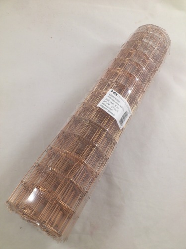 Copper floral mesh 5 m x 35 cm