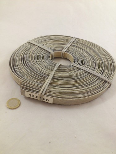 Midelino flat 18 mm. 200 gr. taupe/platinum