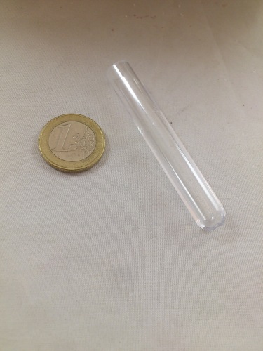 Acryl pipet 7.5 cm D 1.1 cm 100 st. 