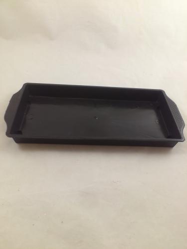 Brick tray 25x13 cm (for 1 brick oasis ideal) black