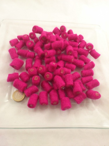 Stylo Deco Scatter 2 cm +/- 80 p. fuchsia (RS28)