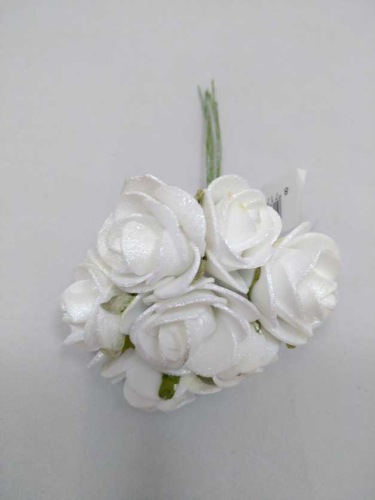 Foam medi rose 3 cm pearl white (7 p.)