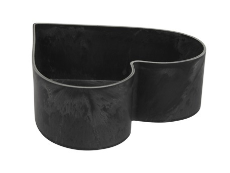Plantenpot 'Heart' plastic 20 cm