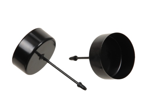 Tealight holder black 4 p.