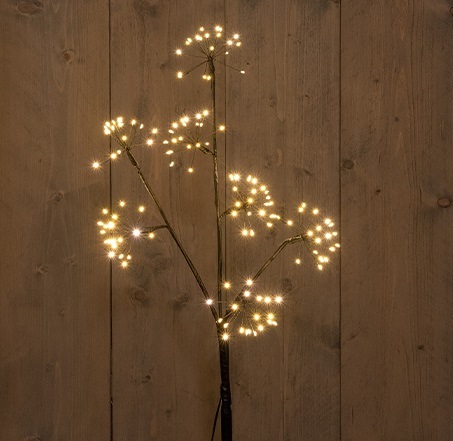 Verlichting dandelion op pin 7x20 LED 70 cm classic warm