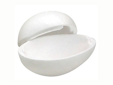 Styropor Ei 2-teilig 21 cm