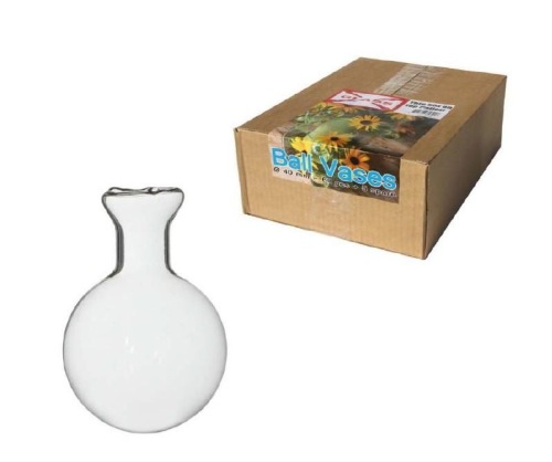 Pipette en verre (boule) 40 mm (60 p. + 6 p. extra)