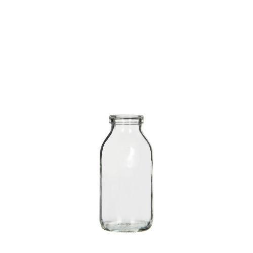 Table vase bouteille de lait H10.4 cm D 4.5 cm