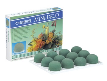 12 Mini Deco Oasis Floral Foam