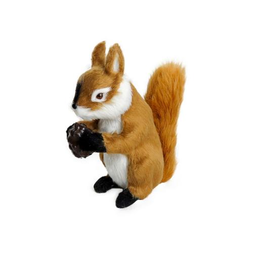 Deco Fur Squirrel 13 cm
