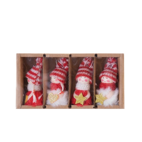 Pendentif  filles 8 cm 4 pcs.