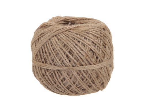 Touw Jute 2draads bolletje 75 m.