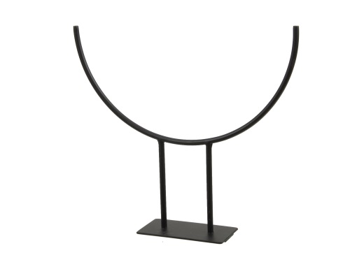 Halve ring op voet 35 cm zwart