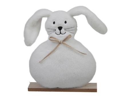 Fluffy Konijn met Oortjes 20 cm