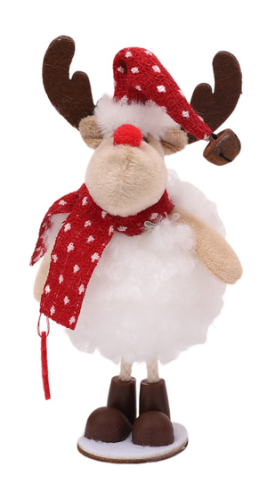 Rudolph blanc debout ca. 18 cm 