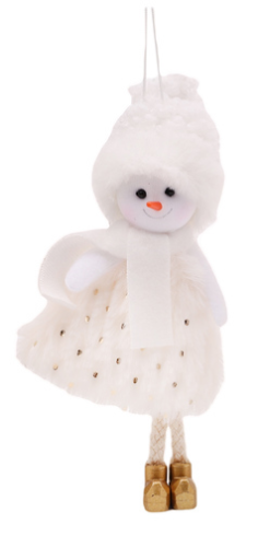 Hanger Christmas snowman 17 cm