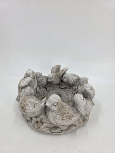 Plantenpot vogels cement 25 cm