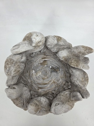 Plantenpot vogels cement 25 cm