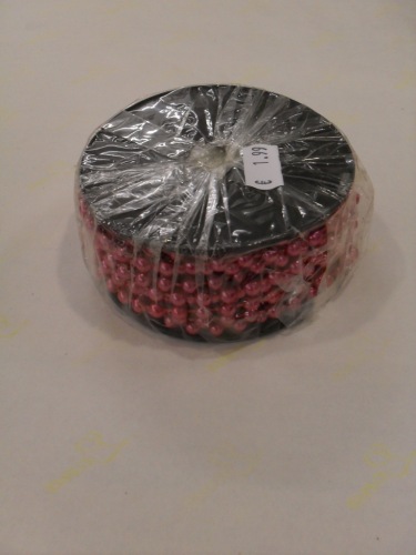 Beads on wire red ( spool)