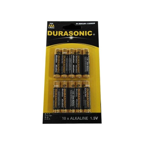 AAA Alkaline batteries 10 p.