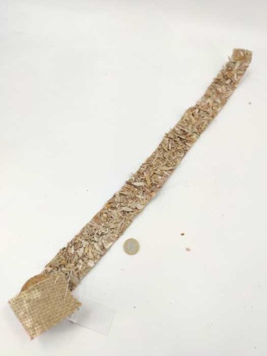 Birch bark (sheets) on a roll 5x75 cm