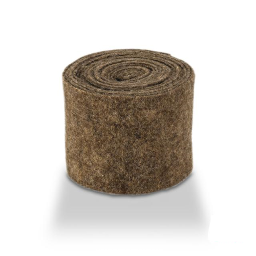 Felt wide 7.5 cm L= 5 m brown (BR05)