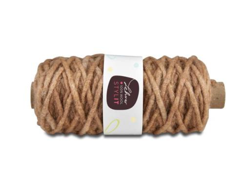 Pure laine vierge avec âme en jute 0.5 cm +/- 50 m. (BR52)