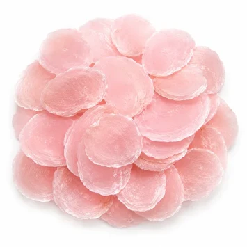 Capiz dia roze 5-10 cm 250 gr - Bloemschikmateriaal - Dentergem