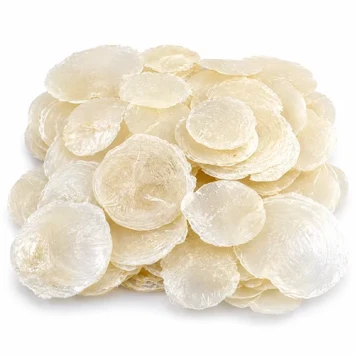 Capiz dia wit 6-8 cm 500 gr - Bloemschikmateriaal - Dentergem