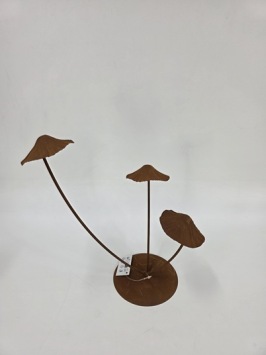 Deco mushroom roest 30 x 7 cm