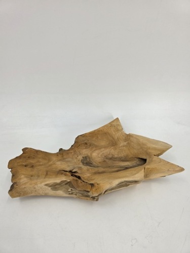 Decoratieve houten schaal 32 cm