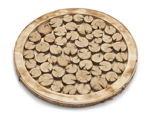 Houten schijf 'Slice' 30x30 cm