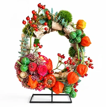 DIY Berkenkrans herfst arrangement - Dentergem - bloemschikmateriaal