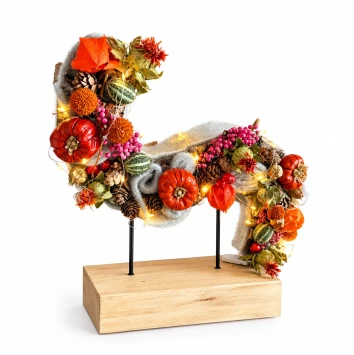 DIY Herfst stuk S op standaard 2 pinnen - Carlein Tukkers - Dentergem - Bloemschikmateriaal
