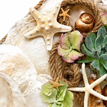 DIY-kunstpakket vierkant capiz 30 cm - Dentergem - bloemschikmateriaal