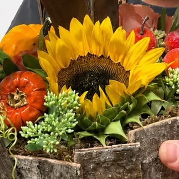 DIY-pakket Herfst Bogen Taart - Carlein Tukkers - Dentergem - bloemschikmateriaal