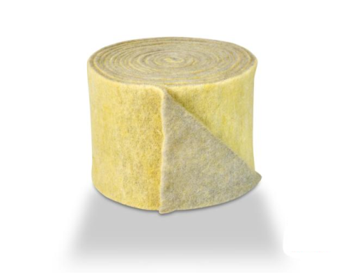 Felt bi-color wide 7.5 cm L= 5 m. yellow-greige (GE13GR18)