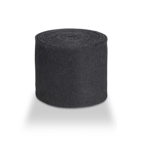 Felt wide 7.5 cm L= 5 m black (GR07)